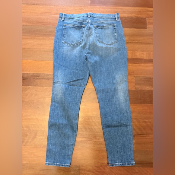 LOFT Women's Skinny Jeans in Blue - Picture 2 of 4
